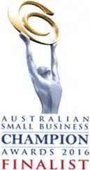 Australian Small Business Champion Awards 2016 Finalist